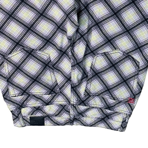 BDG Plaid Print Slim Straight Denim Jeans - Picture 10 of 11